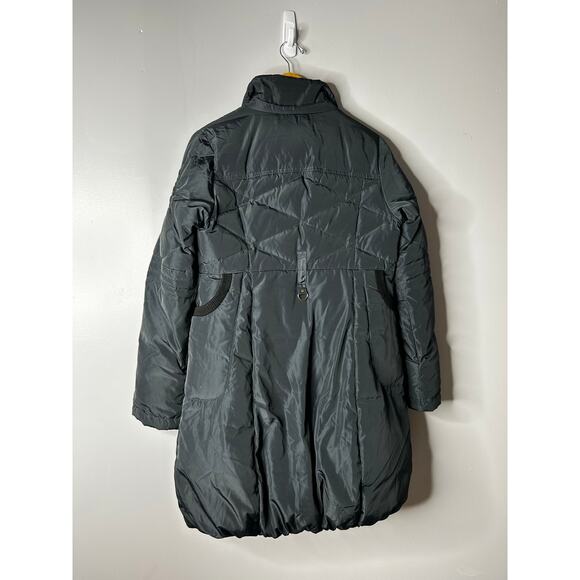 Kimi + Kai Maternity Black Long Down Fill Puffer Coat Jacket Women's Small - Picture 11 of 11